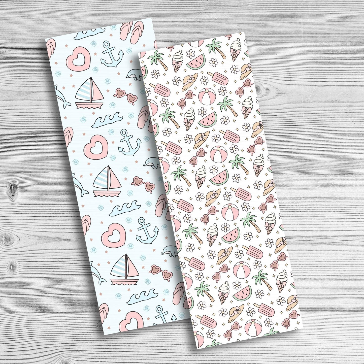 Summer Beach Bookmark | Set of 2 by The Saltwater Press