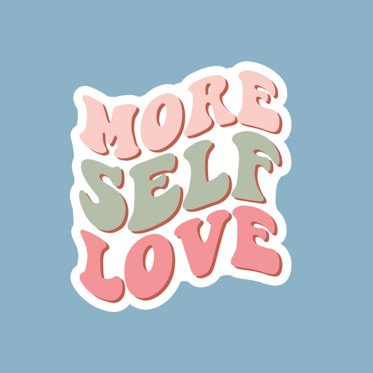 Self Love Sticker by The Saltwater Press