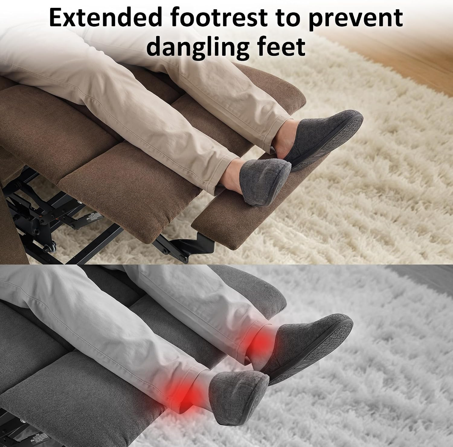 Power Lift Recliner Chair with 140° Recline, USB-C Charging & Cup Holders