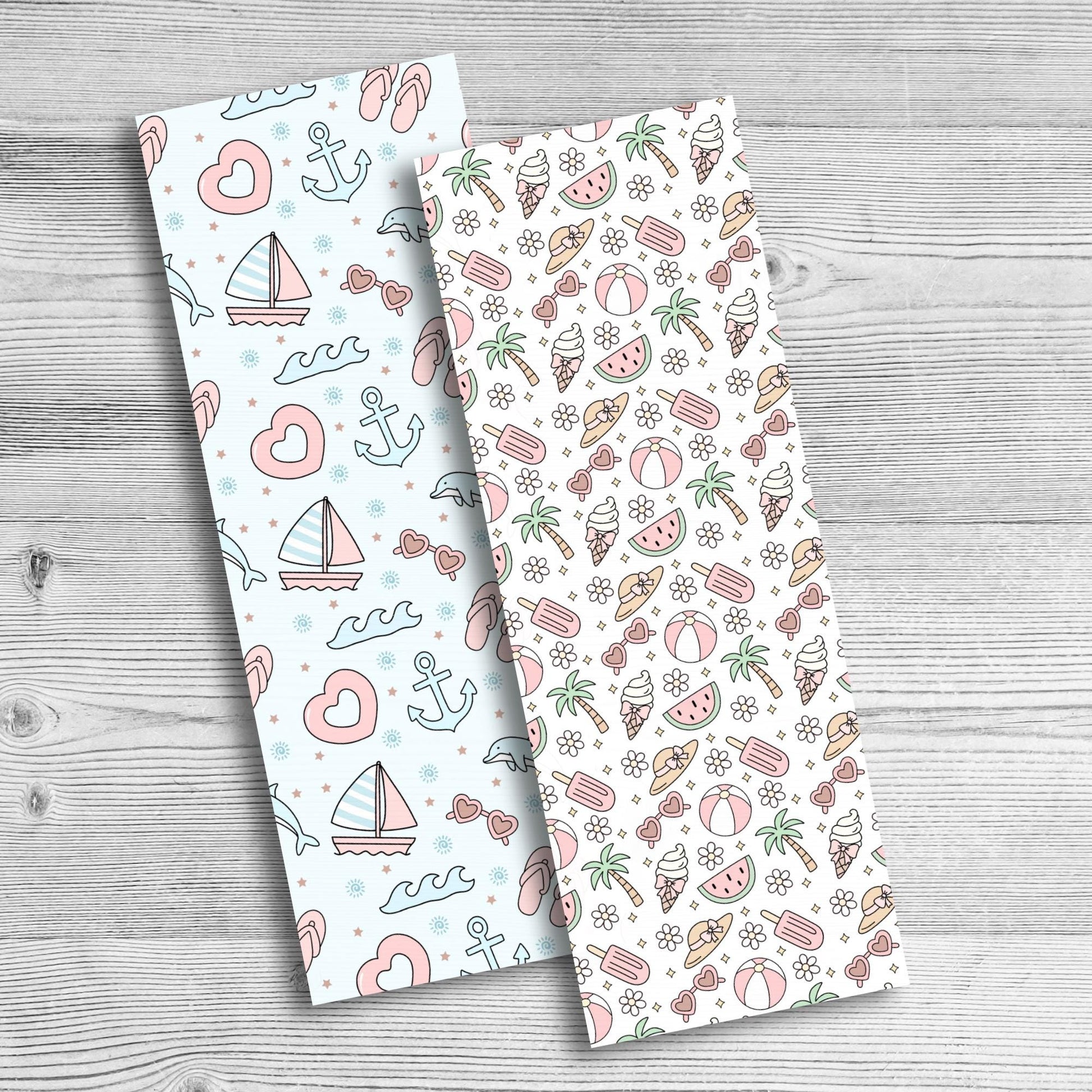 Summer Beach Bookmark | Set of 2 by The Saltwater Press