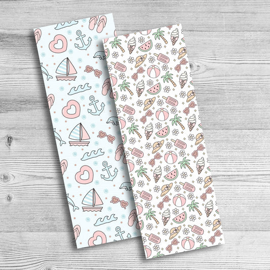 Summer Beach Bookmark | Set of 2 by The Saltwater Press