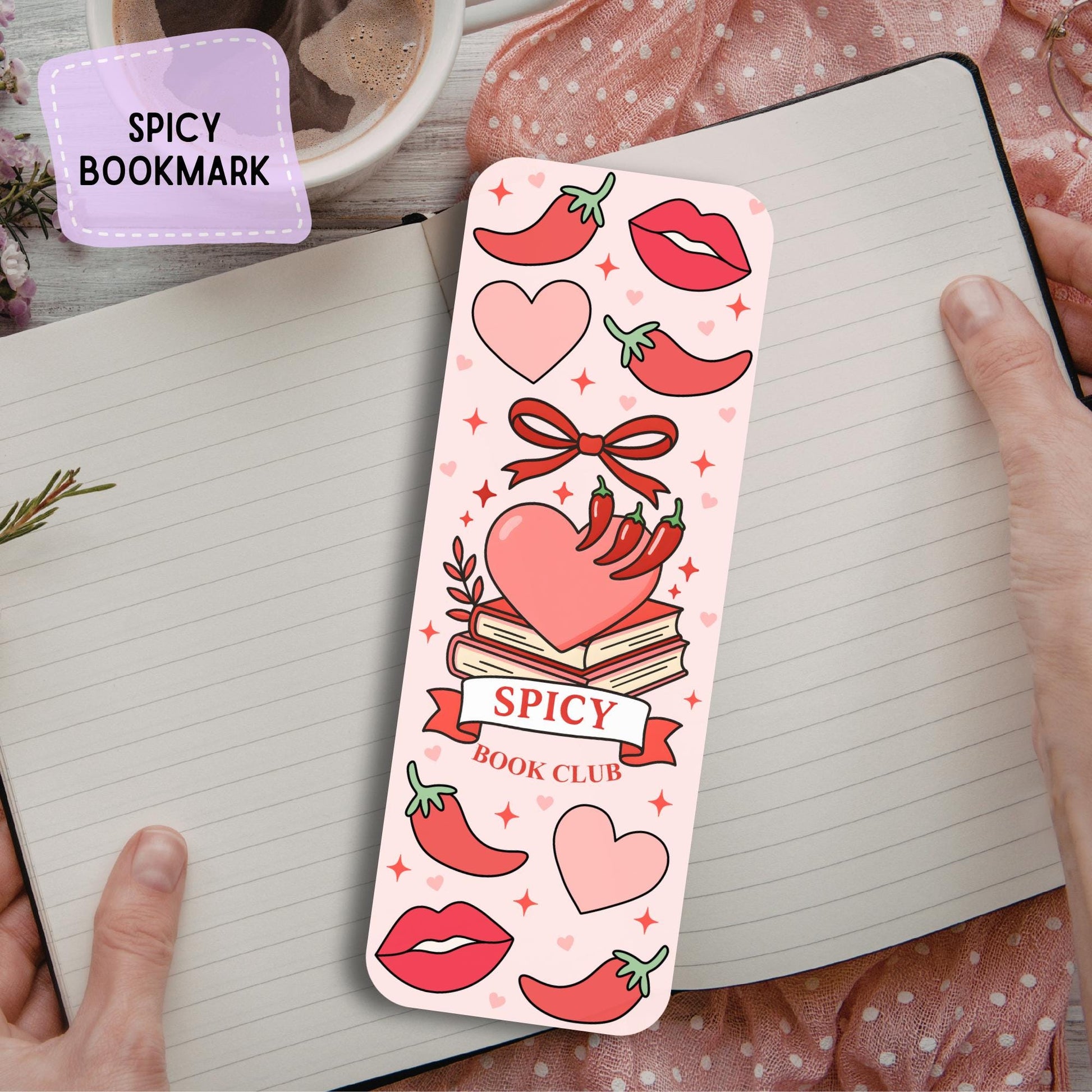 Spicy Bookmark by The Saltwater Press