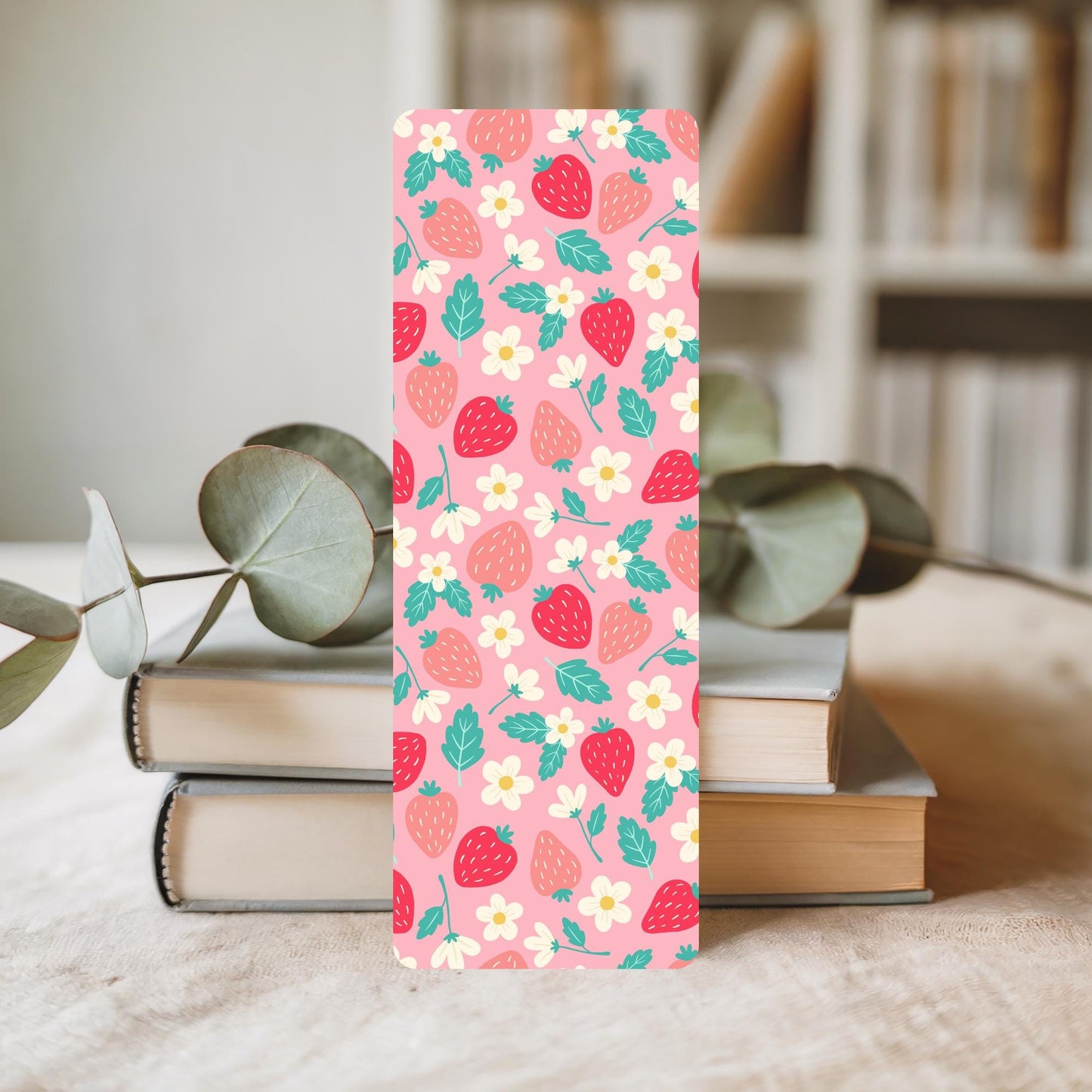Strawberry Bookmark Set - Cute Reading Gift by The Saltwater Press