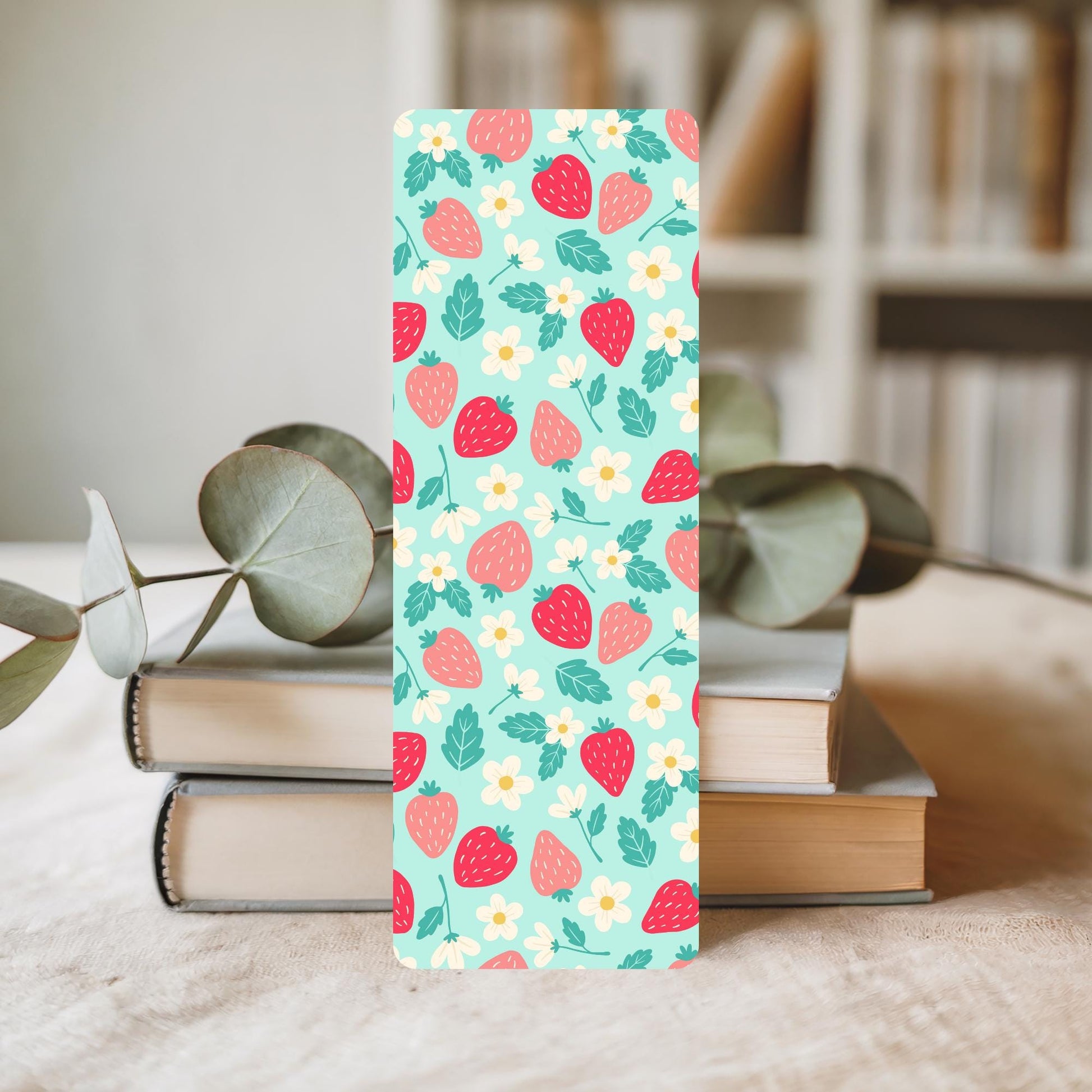 Strawberry Bookmark Set - Cute Reading Gift by The Saltwater Press